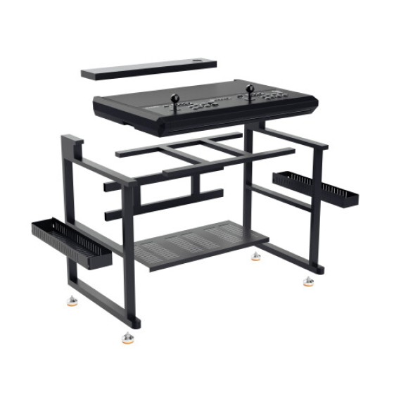 Qanba Arcade 2009 ジョイスティック デュアルプレイヤーゲームセット（デスクトップベース付き）